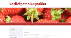 Desktop Screenshot of kotileipomokupsakka.com